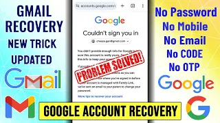 How to recover Gmail account | Gmail account recovery 2024 | Google account recovery 2024 Gmail ID