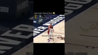 Don't mess with Nikola Jokic.... wtf