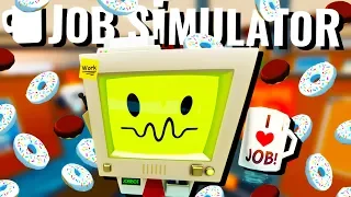 World's BEST Office Worker! - Job Simulator VR Gameplay - HTC Vive VR