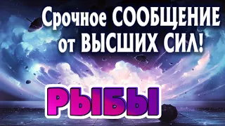 РЫБЫ 🧚‍♂️🧚‍♂️🧚‍♂️СРОЧНОЕ СООБЩЕНИЕ от ВЫСШИХ СИЛ Таро Прогноз гадание онлайн