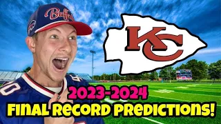 My Final NFL Record Predictions!