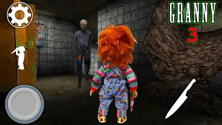 Escaping As “Chucky” In Granny 3 Train Escape Ending