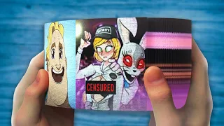 Mr Incredible becoming Canny ( Glamrock Vanessa FULL ) | Five Nights at Freddy's (Flipbook)