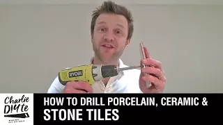 How to Drill a Hole in Porcelain, Ceramic, or Stone Tiles - Video 1 of 3