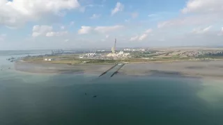 Grain Tower Demolition 07/09/2016 drone footage