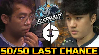 ELEPHANT VS EG 50/50 LAST CHANCE ! - TI10 LOWER BRACKET MAIN EVENT