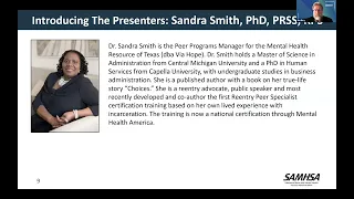 GAINS Webinar: Peer-Led Innovations in Reentry Support Programming: Towards Holistic Recovery