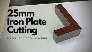 Water Jet Cutting Machine Cut 25mm Iron Plate