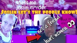 SHOCKING ⚠️ WARNING: JOSLIN TELLS SCARY DETAILS