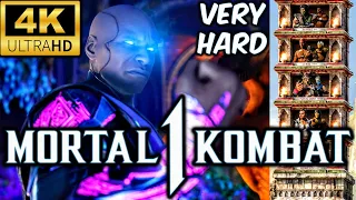 MK1 *DARK GERAS* VERY HARD KLASSIC TOWER GAMEPLAY!! (MOTARO AS KAMEO) 4K 60 FPS NO ROUNDS LOST!!