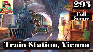 JUNE'S JOURNEY 295 | TRAIN STATION, VIENNA (Hidden Object Game) *Full Mastered Scene*