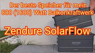 Der BESTE Speicher für mein 800/1600 Watt Balkonkraftwerk - Zendure SolarFlow im Angebot