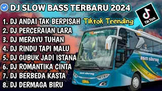 DJ SLOW FULL BASS TERBARU 2024 • ANDAI TAK BERPISAH • PERCERAIAN LARA •DJ TIKTOK TERBARU 2024 VIRAL