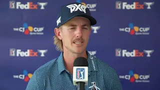 Jake Knapp Friday Flash Interview 2024 THE CJ CUP Byron Nelson © PGA Tour