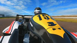 Watch 100-HP Superkart Leave Vintage F1 Driver Shaking After Quick Laps