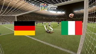 Германия - Италия Обзор матча 14.06.2022. Лига наций УЕФА.
