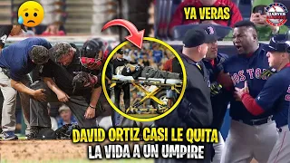 El día que DAVID ORTIZ Enfureció y casi GOLPEA al UMPIRE en PLENO JUEGO | MLB