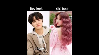 BTS and their girl look or their...💜#bts #army #suga #jk #v#jimin #jhope #rm #jin @Cloudyy_3914