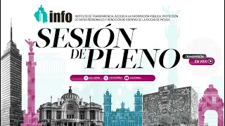 #EnVivo 📽 DÉCIMA SÉPTIMA SESIÓN ORDINARIA DEL PLENO DEL INFO CDMX 2024