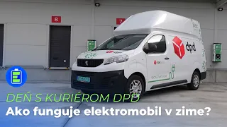 Deň s kuriérom DPD. Ako funguje elektromobil v zime?