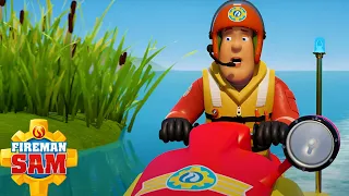 Water Rescues! 🔥 | Fireman Sam 1 hour compilation | Kids Safety Cartoon