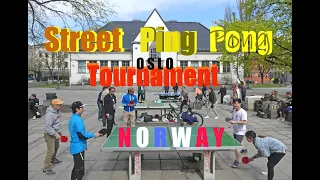 Street Ping Pong, Oslo Norway