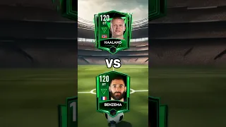 Haaland Vs Benzema in FIFA Mobile. #fifamobile #shorts #viral