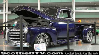1953 Chevrolet 3100 Hot Rod Pickup Street Truck 2021 NSRA Street Rod Nationals Louisville KY