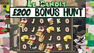 🎰200 BONUS HUNT🎰 15 BONUSES + 4 SCATTERS ON LE BANDIT😲 CAN WE GET A HUGE WIN?🤑 #slots #bigwin