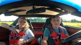 I took My mother in law for a ride in my 550whp LS Turbo swapped C4 Corvette