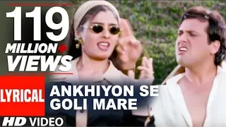 Akhiyon Se Goli Maare | 4K Video Song | Dulhe Raja | Govinda, Raveena Tandon | Jaspinder, Sonu Nigam