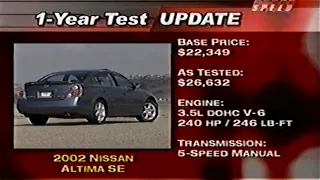 '02 Nissan Altima SE 3.5 V6 • '02 Toyota Matrix XRS - MotorTrend Retro