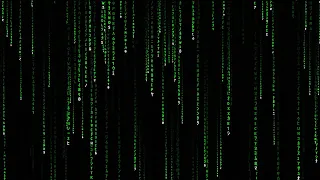 Matrix Code Rain Screensaver - Short Version 4K