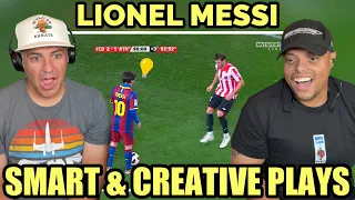 Lionel Messi - The Most Smart & Creative Plays of his Career REACTION