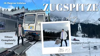 Top of Germany | -16 Degree Celsius 🥶🥶🥶| Zugspitze | Eibsee | Deepanshu Hans | Hindi