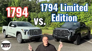 2024 Tundra 1794 vs 1794 LIMITED EDITION: Who Wins this Battle?