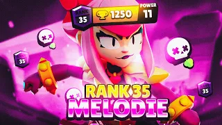 Melodie rank 35 (No Teaming) 🔥 BEST BRAWLER EVER!