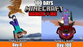 Survived 100 Days ! EVERYTHING KILL ME ! Minecraft (हिंदी)