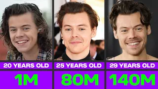 Harry Styles Net Worth  20-29 Years Old (2014-2023)