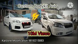 #custom body kit aveo #modified bumper 🔥