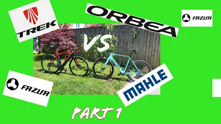 Fazua vs Ebikemotion ,Trek Domane LT + vs Orbea Gain the Head to Head ,