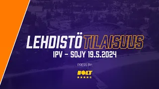 Boltin lehdistötilaisuus: IPV - SoJy 19.5.2024