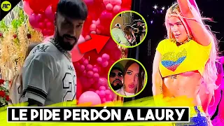 Anuel Pelea con su Novia por la Bichota. Esto Pasó en Mañana Será Bonito de Bogotá que Todos Hablan.