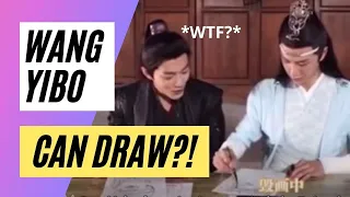 Why Yibo Pretends He Can't Draw with Xiao Zhan [ENG SUB] | 王一博其实会画画