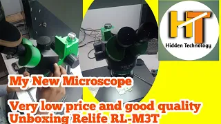 Relife RL-M3T Unboxing new 2022 my new micro scope setup