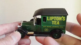 Model car 0005: Matchbox Talbot van 1927 Lipton Tea.