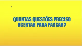 Quantas Questões Preciso Acertar para PASSAR NO CONCURSO? 2022 INSS, PF, PRF, TRT