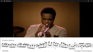 Freddie Hubbard 'Birdlike' Transcription