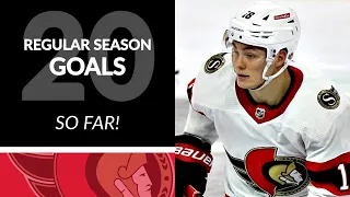 Tim Stützle's First 20 Goals of 22/23 NHL Regular Season