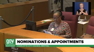 Charlotte City Council Business Meeting - February 27, 2023